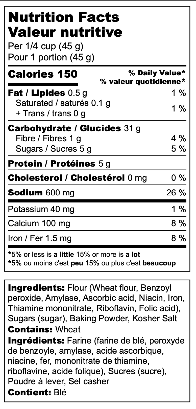 STAC(S) Original Pancake Mix